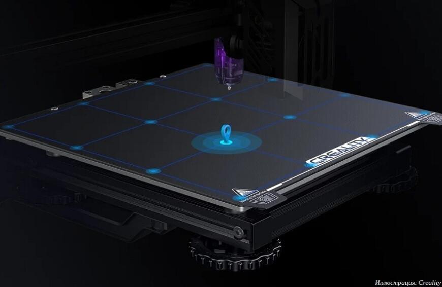 Creality Ender 5 S1 имеет автоматическую калибровку по 16-ти точкам